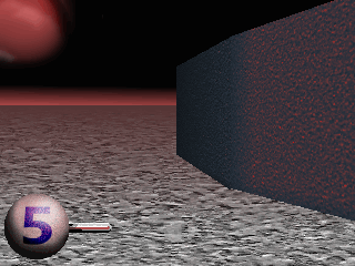 First person scene from a dream